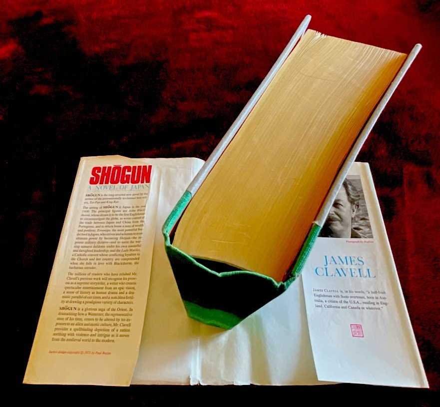 SHOGUN James Clavell (1975) ATHENEUM HC DJ 1975 1st Ed 3rd Print NOT Book Club