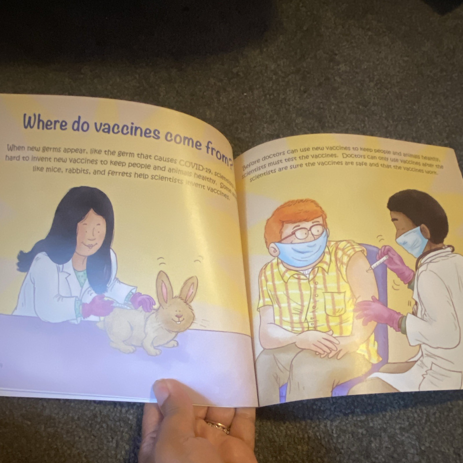 NIH NIGMS SEPA VetaHumanz Need Vaccines, Too! PB Illustrated Bilingual 4-8