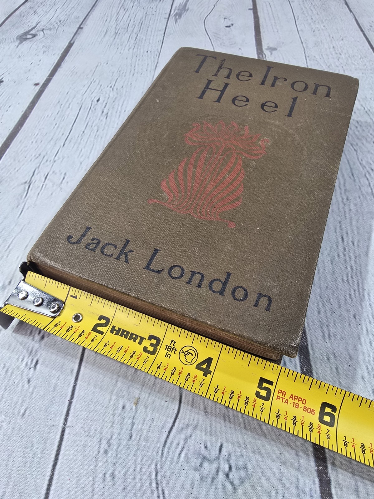 The Iron Heel By Jack London Antique 1913 Hardcover Dystopian Novel Good
