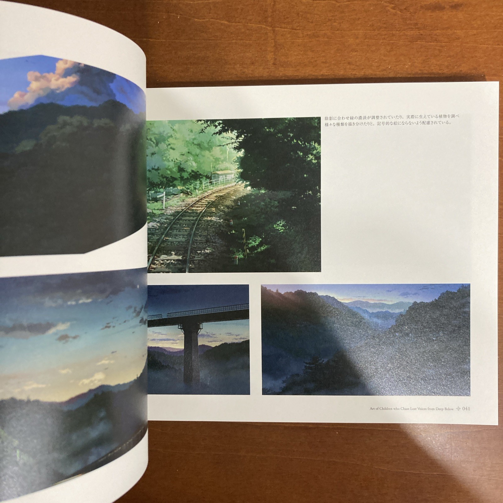 Makoto Shinkai Children Who Chase Lost Voices Art Book Illustration