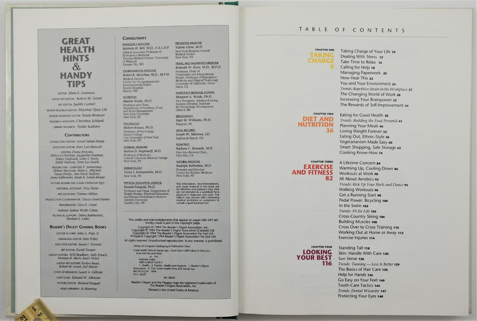 Great Health Hints & Handy Tips (Reader’s Digest General Books) – 1994