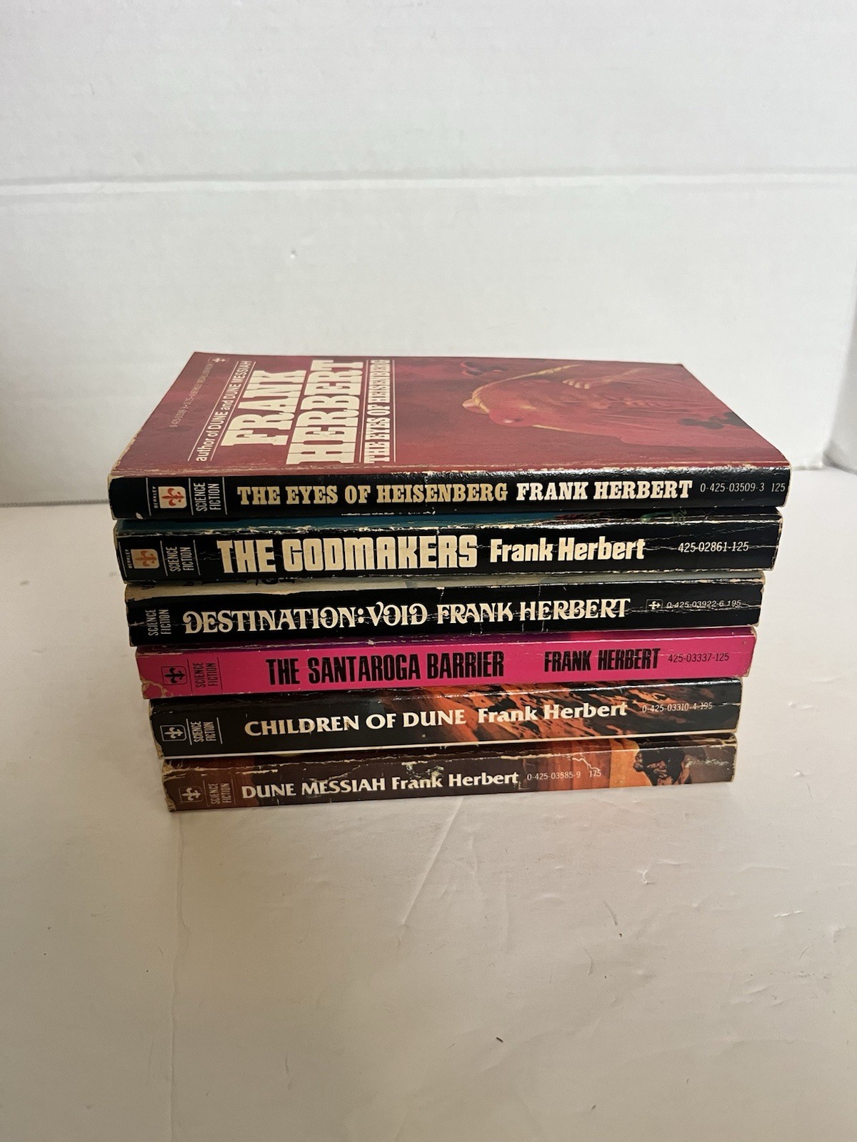 Frank Herbert Vintage Science Fiction Paperback Lot Dune Messiah Godmakers
