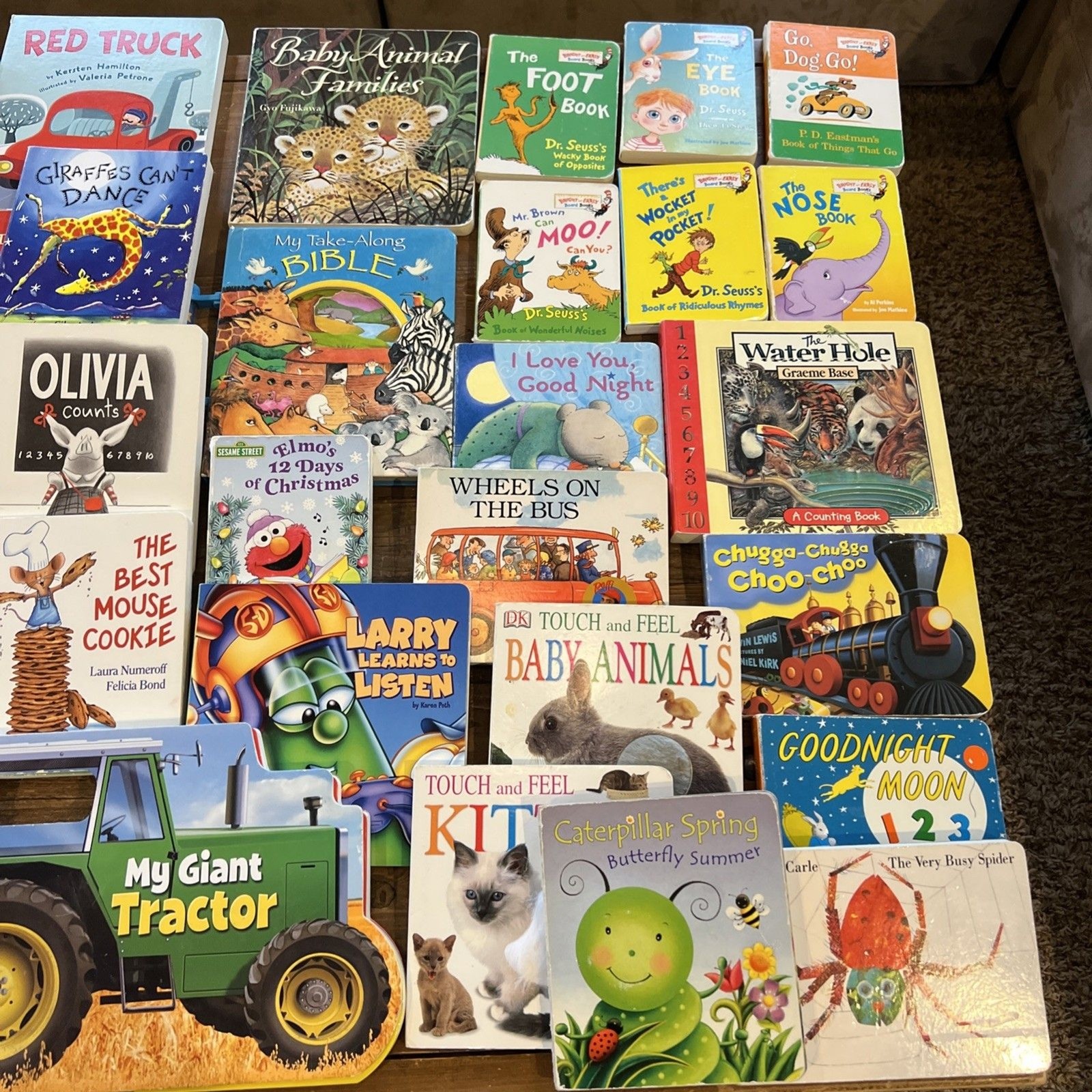 Lot of 44 Children BOARD Hardcover BABY TODDLER DAYCARE PRESCHOOL Kids BOOKS MIX