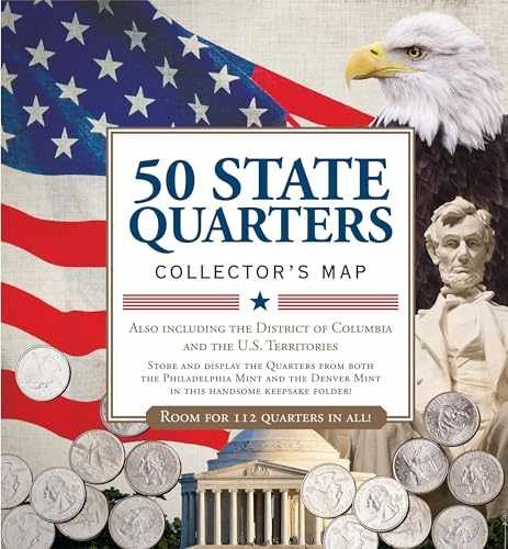 50 State Quarters Map (includes space – Map, by Peter Pauper Press – Very Good