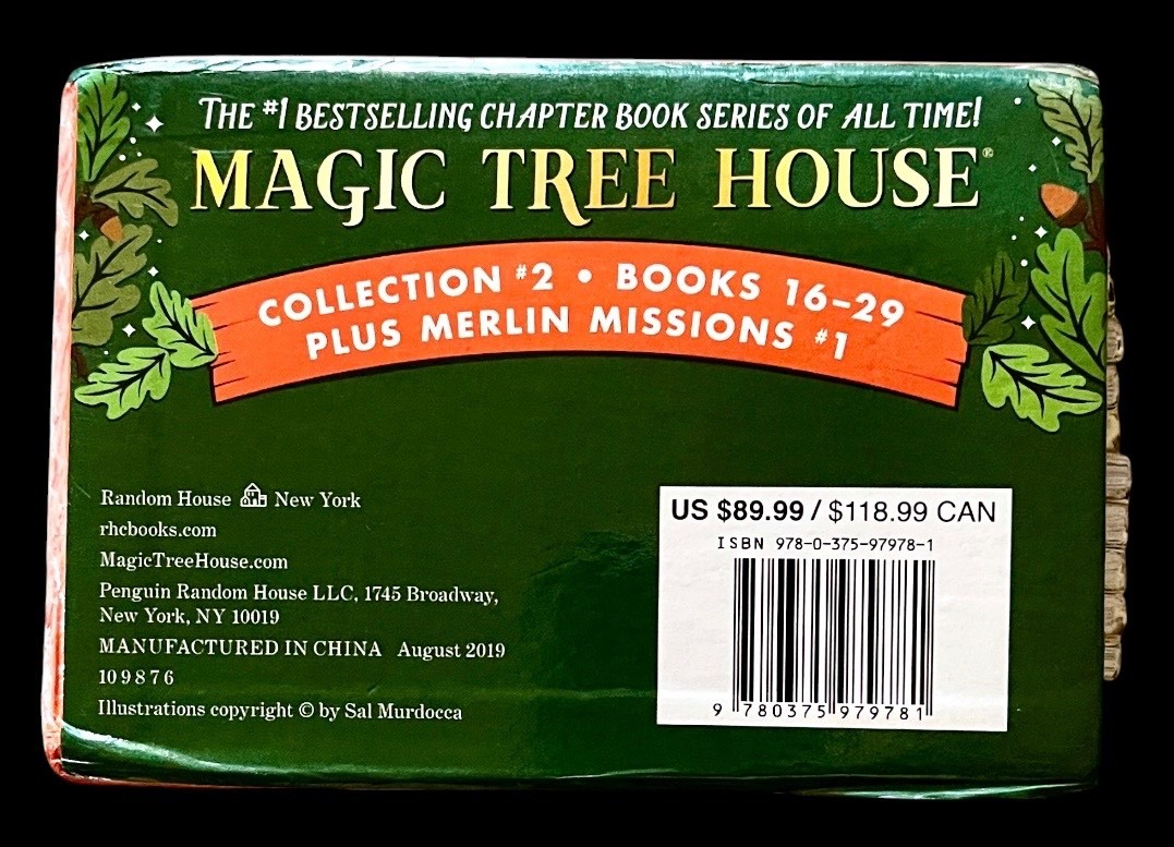 MAGIC TREE HOUSE ~ Boxed Set Books 16-29 PB ~ No Merlin Missions ~ VERY GOOD