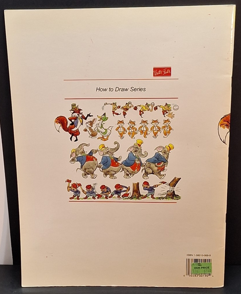 1980-How to Animate Film Cartoons by Preston Blair Walter Foster Art Book-VG+