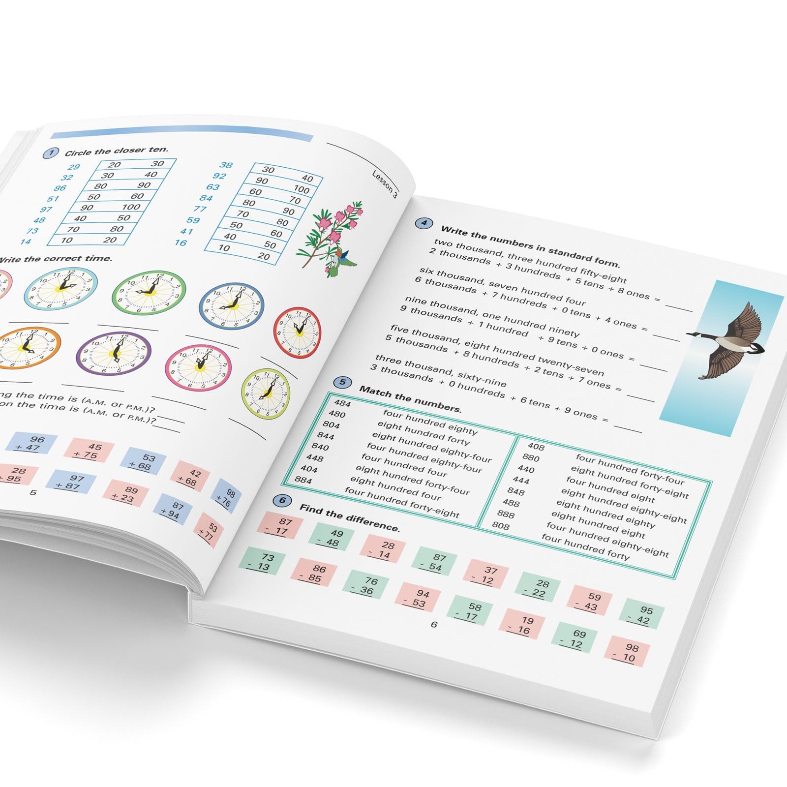 ABIS Book Christian Curriculum 3rd Grade Math Parent Led Spiral Learning