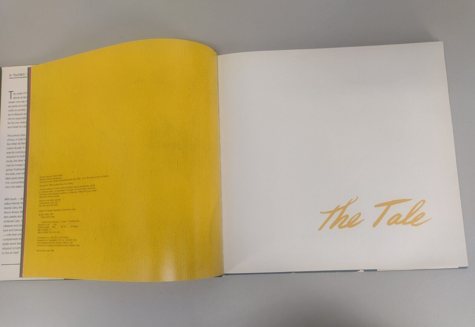 MONTE CARLO CHASE Autographed Signed LeRoy Neiman Hard Cover Book First Edition