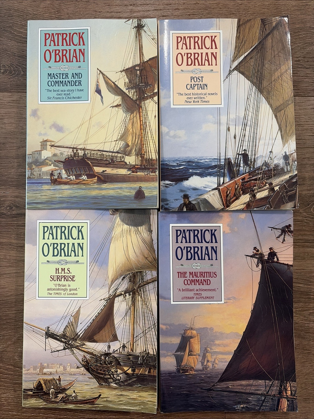 Patrick O’Brian Aubrey Maturin Series Lot 15 Matching Norton PB Books VG
