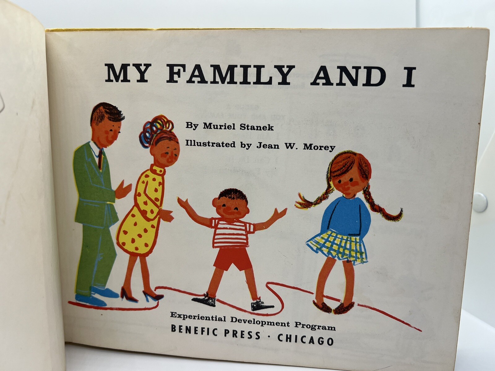 Hard To Find /1967/Childrens Book/Rare! /My family and I /by: Muriel Stanek