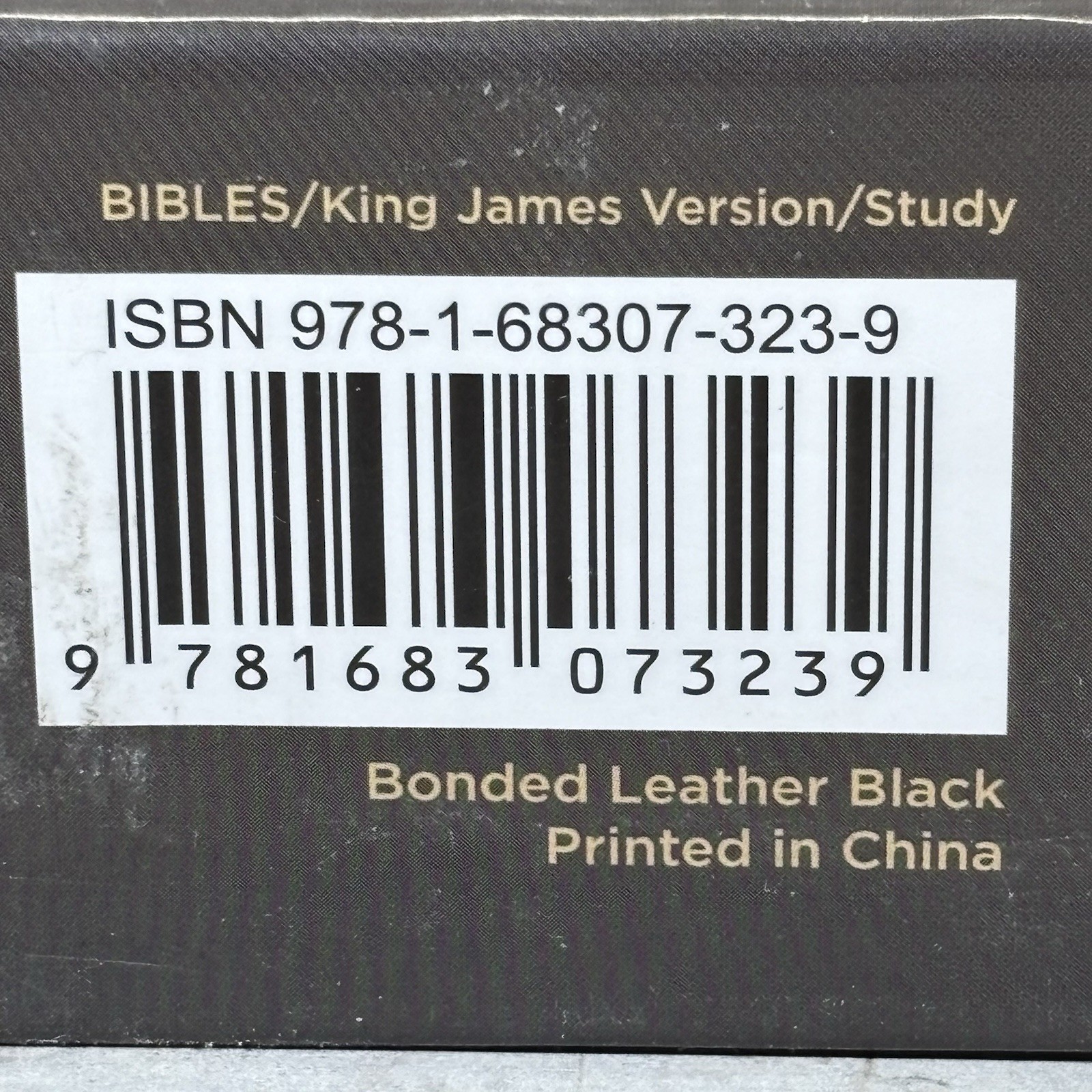 FireBible KJV Study Bible Bonded Leather Black Spirit-Led Living Hendrickson