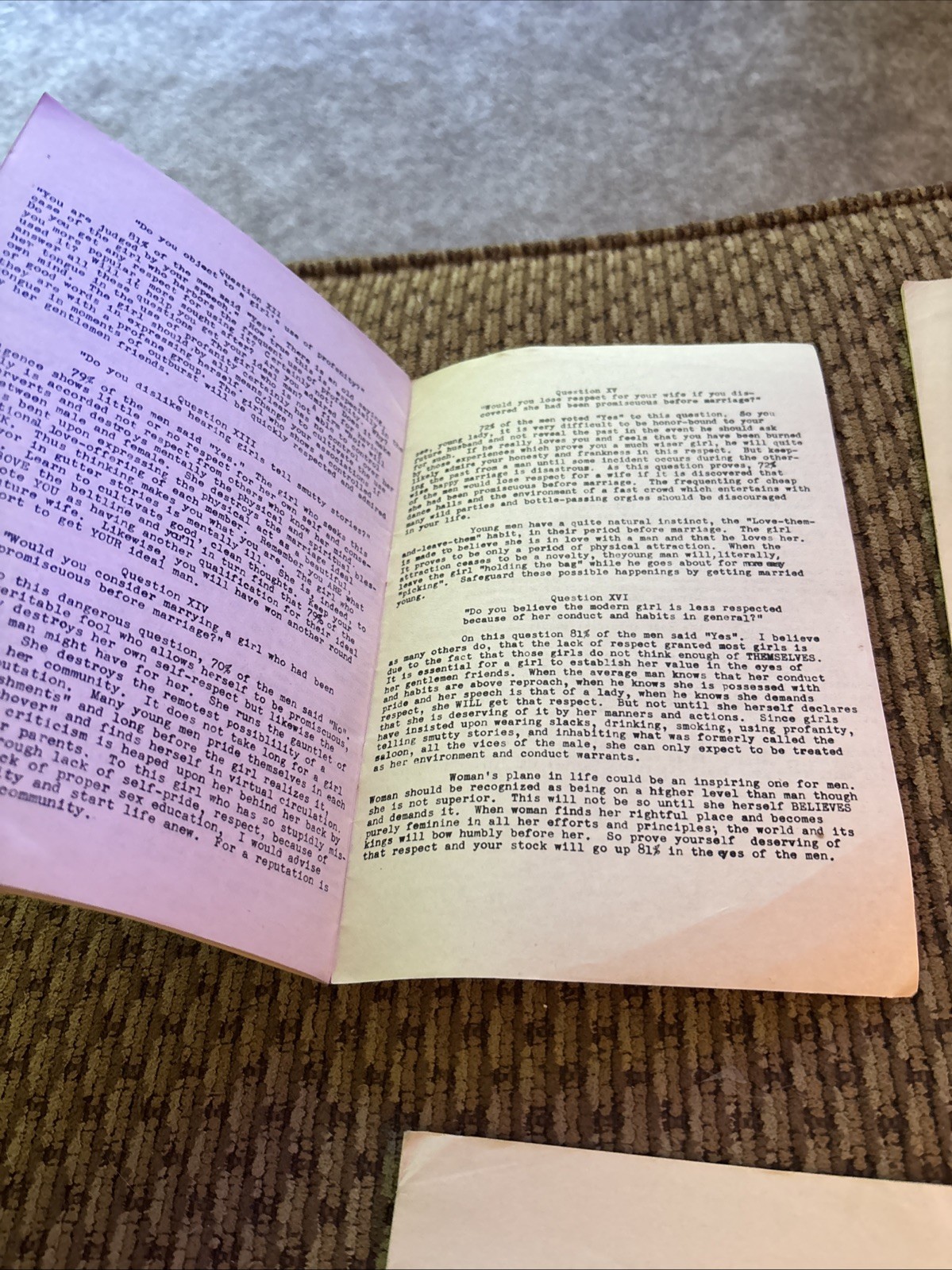 4 Pc 1940s “How To Get Your Ideal Man”booklets Hollywood Personality Institute