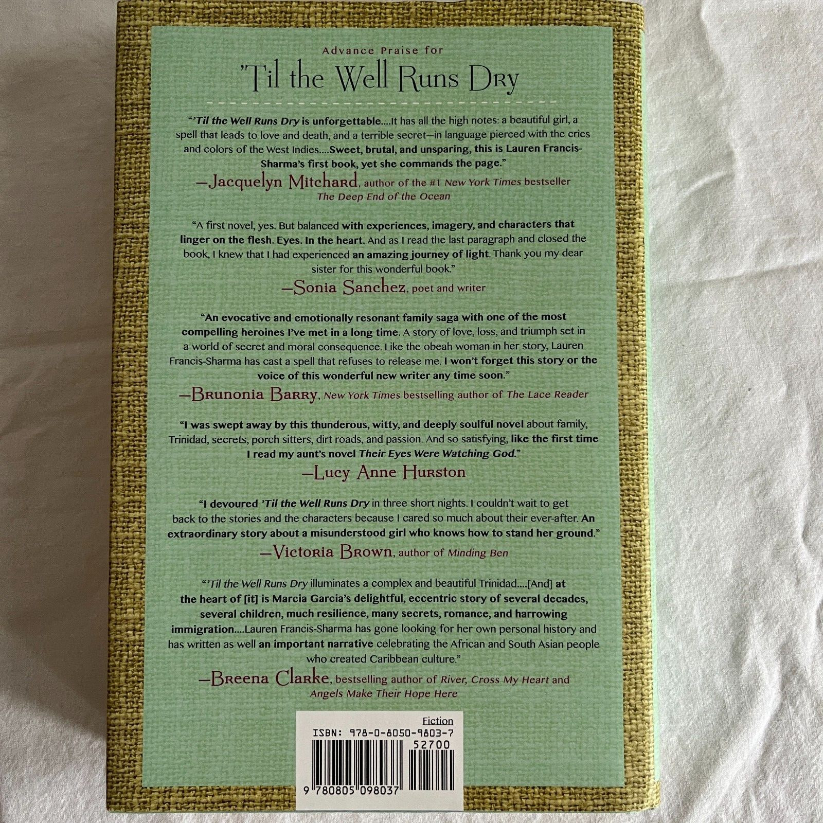 Til the Well Runs Dry by Lauren Francis-Sharma First edition 2014