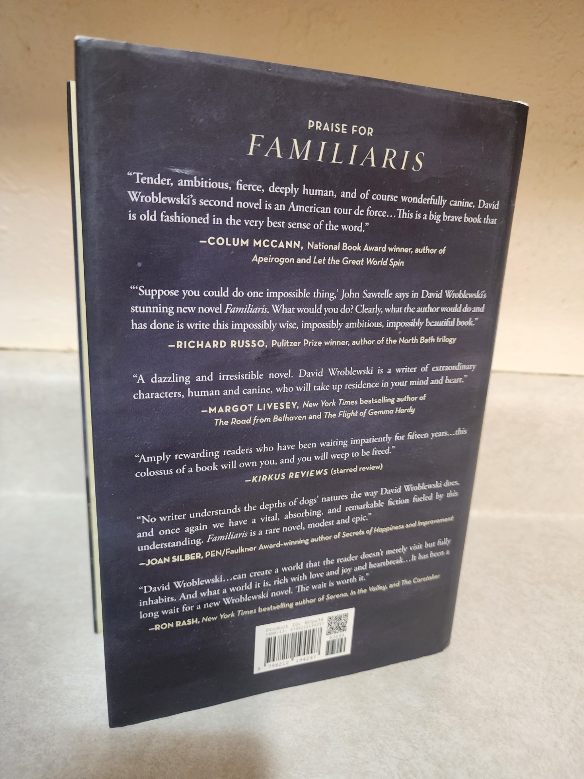 Familiaris David by Wroblewski, 2024 Hardcover w/ Dust Jacket Oprah’s Book Club