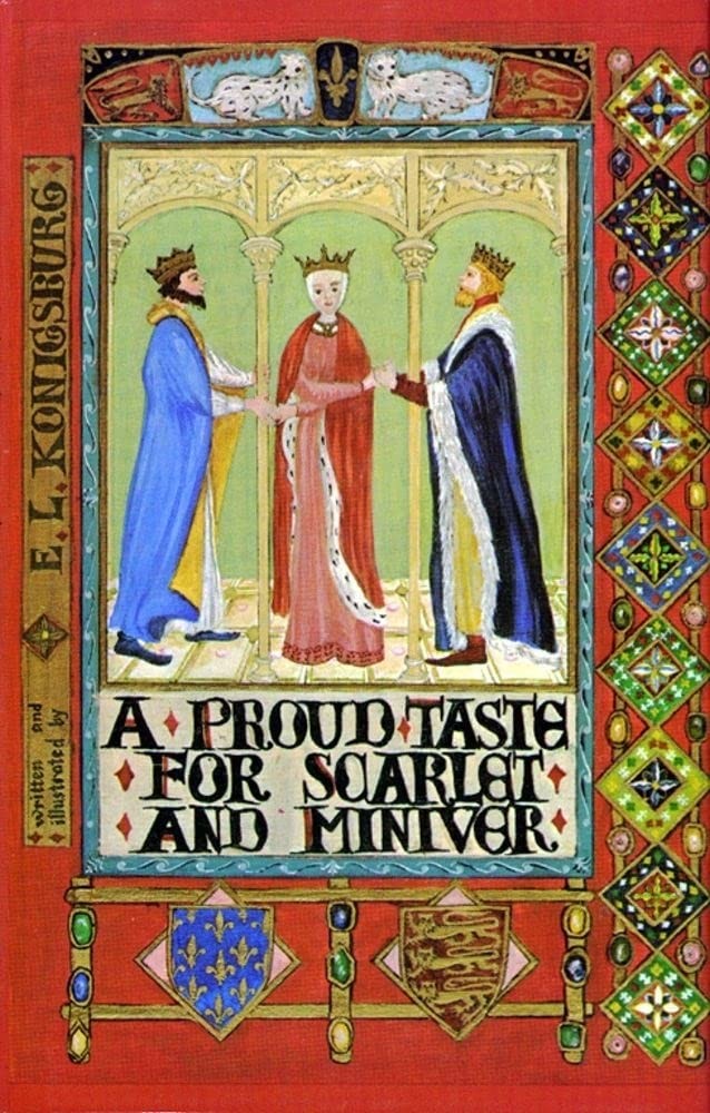 A Proud Taste for Scarlet and Miniver – hardcover E. L. Konigsburg