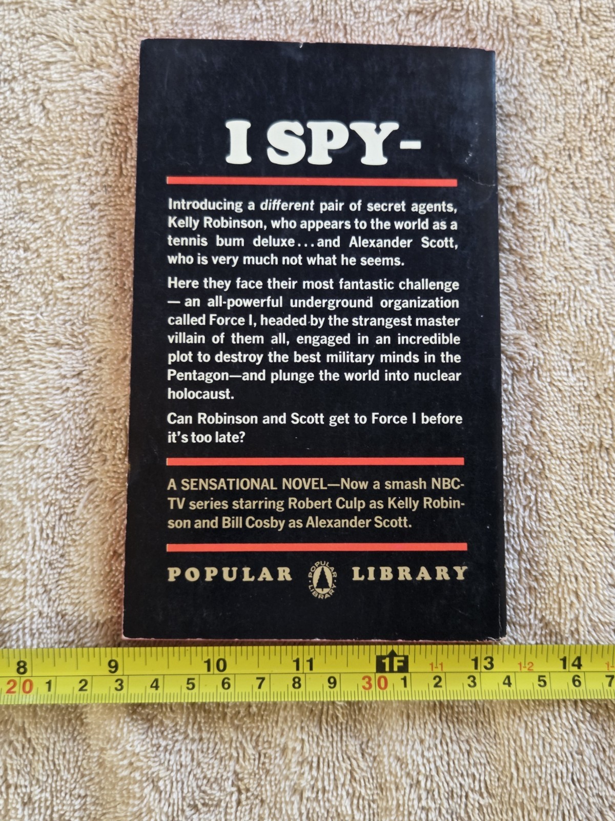 I Spy PB Crime & Thriller Espionage Novel John Tiger Film/TV Adaptation