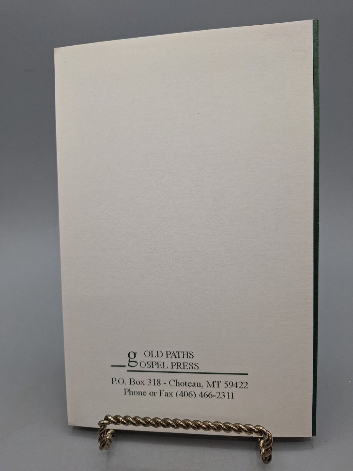 Thoughts on the Book of Ruth ~ J. Dennett ~ Old Paths Gospel Press PB