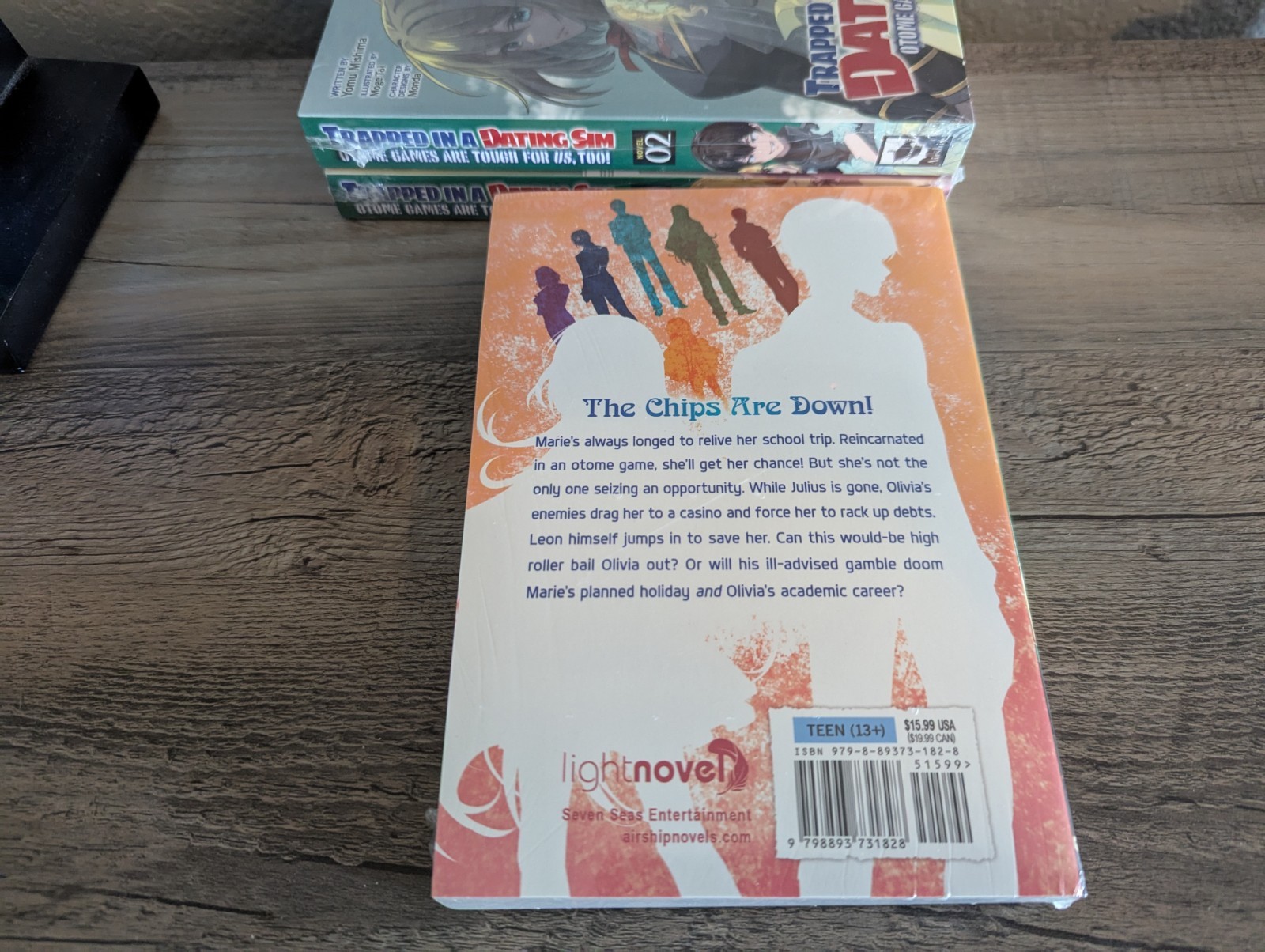 Trapped in a Dating Sim: Otome Games Are Tough For Us, Too! Vol 1-3 Novel Set