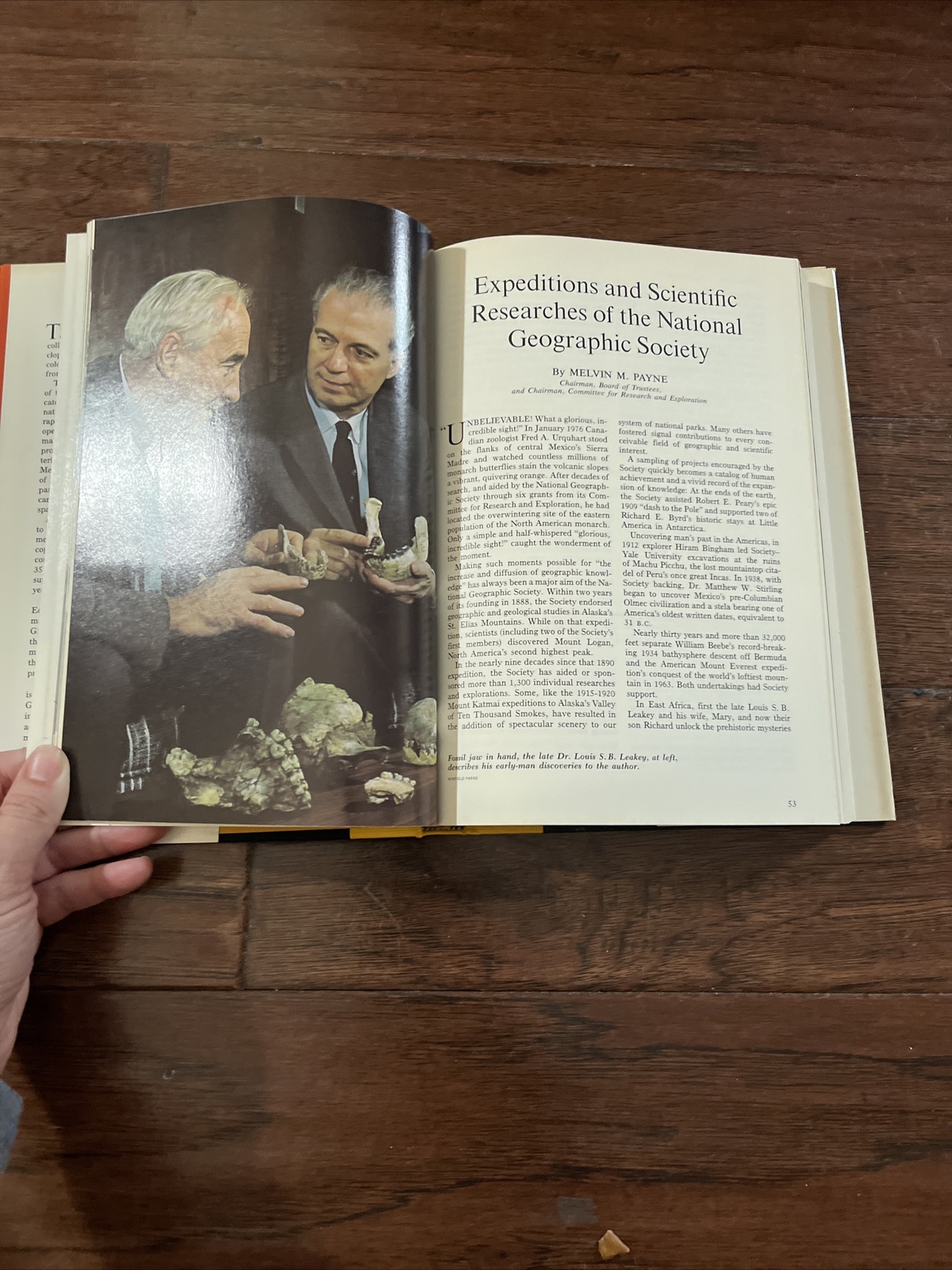 Vintage National Geographic Index 1947-1976 Hardcover with Dust Jacket Vintage