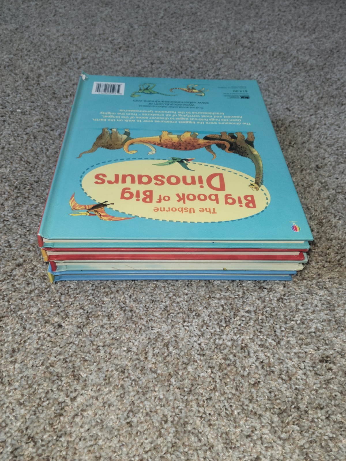 Lot of 4 Usborne Big Book of Animals,Dinosaurs BUGS, And Monsters