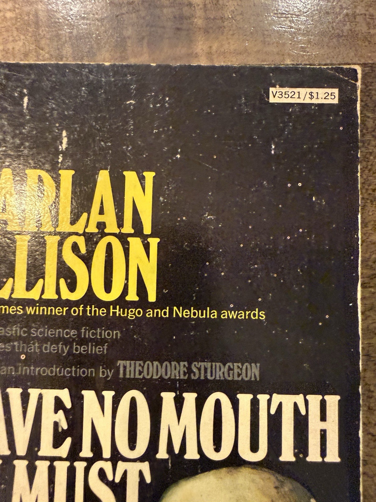 PB Harlan Ellison I Have No Mouth and I Must Scream Pyramid Sci Fi 1977 7th prin