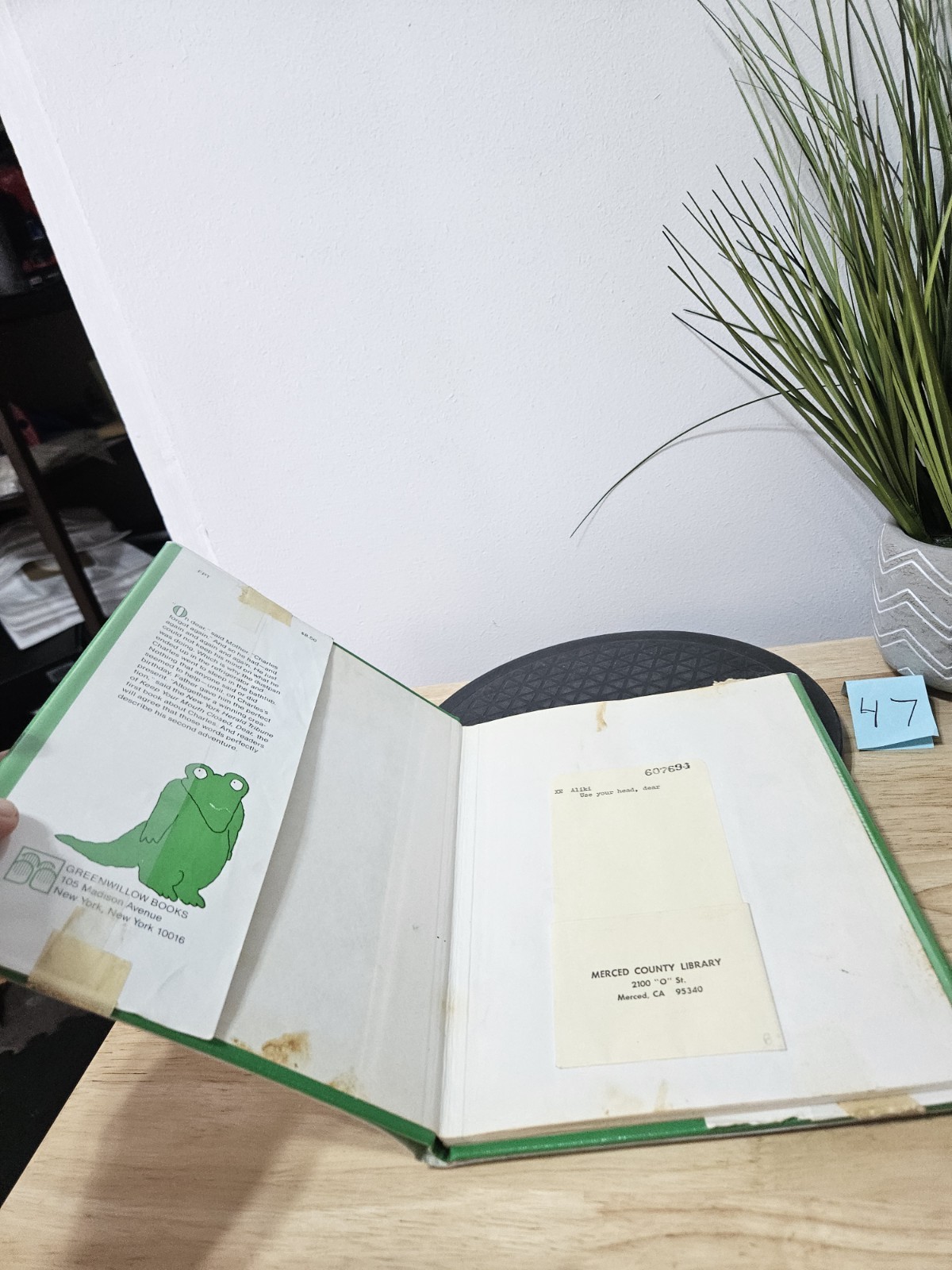 Use Your Head, Dear by Aliki 1983 First Edition Hardcover Dust Jacket