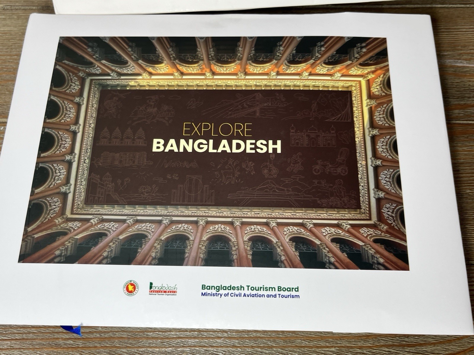 Explore BANGLADESH Coffee Table Book 11”x8” Full Page Photos 152 Pages Hardcover