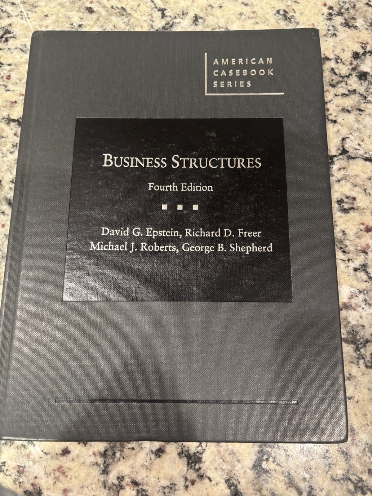 Business Structures by David Epstein 4th Edition 2015 HC EXCELLENT FS