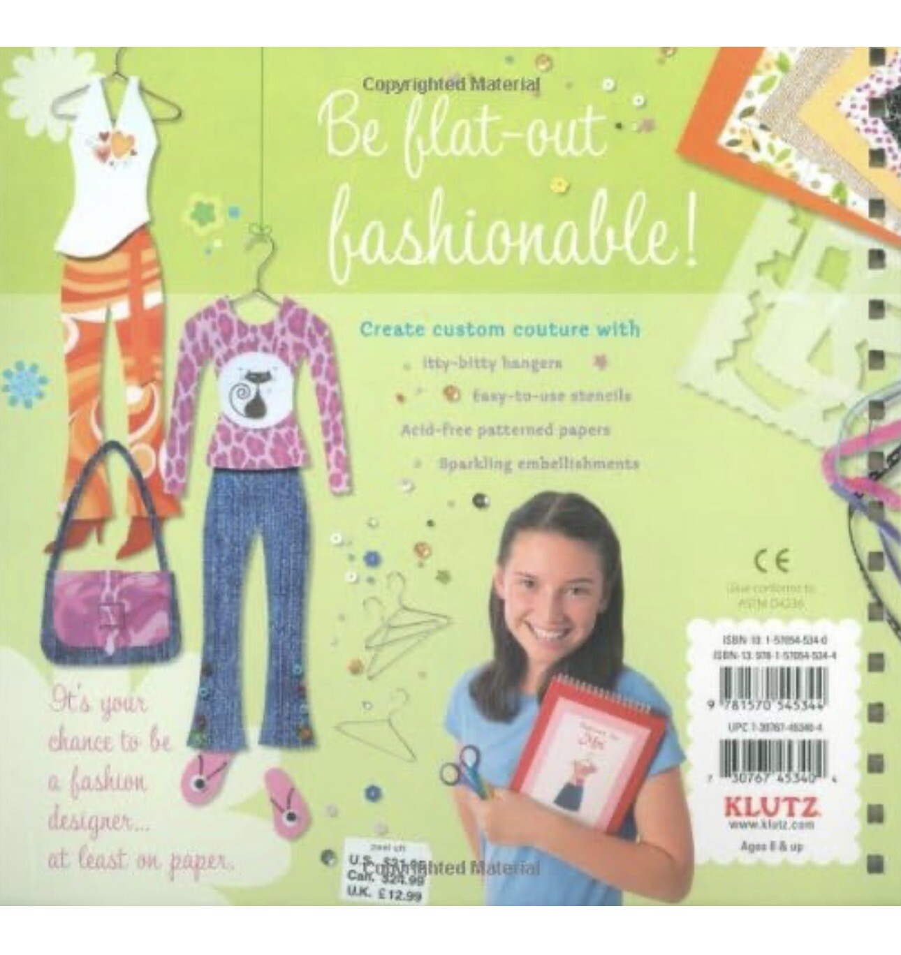 Klutz Paper Fashions; Fashion Design Sealed Rare New