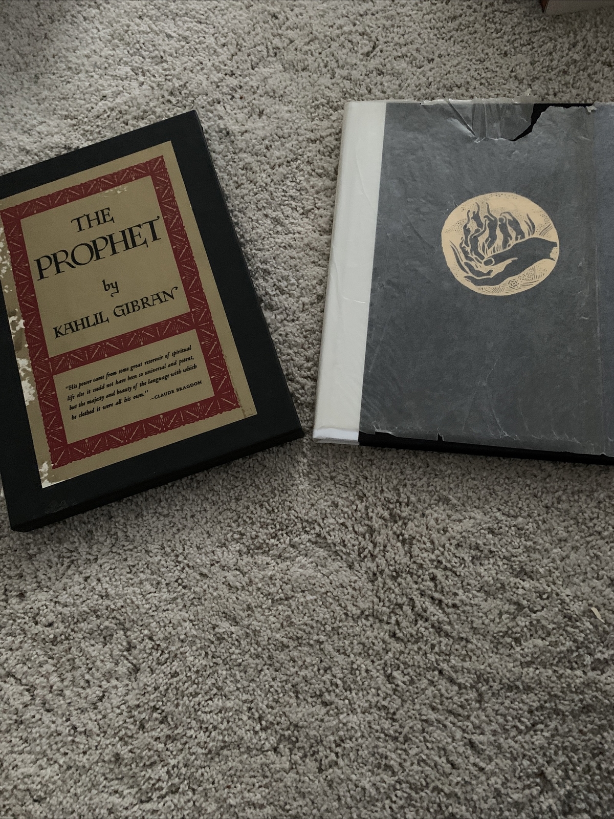 The Prophet Kahlil Gibran 1983 HC 25th Printing Alfred A Knopf Borzoi Book