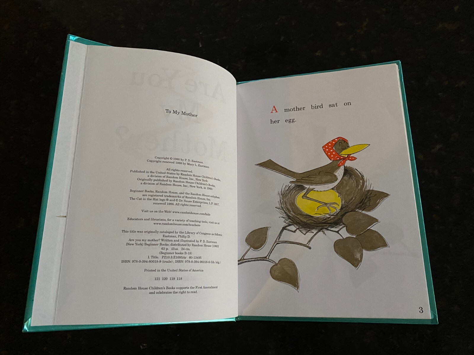 Are you my mother? 50th anniversary beginner hardcover Book Dr Seuss 6.75″x9.25″