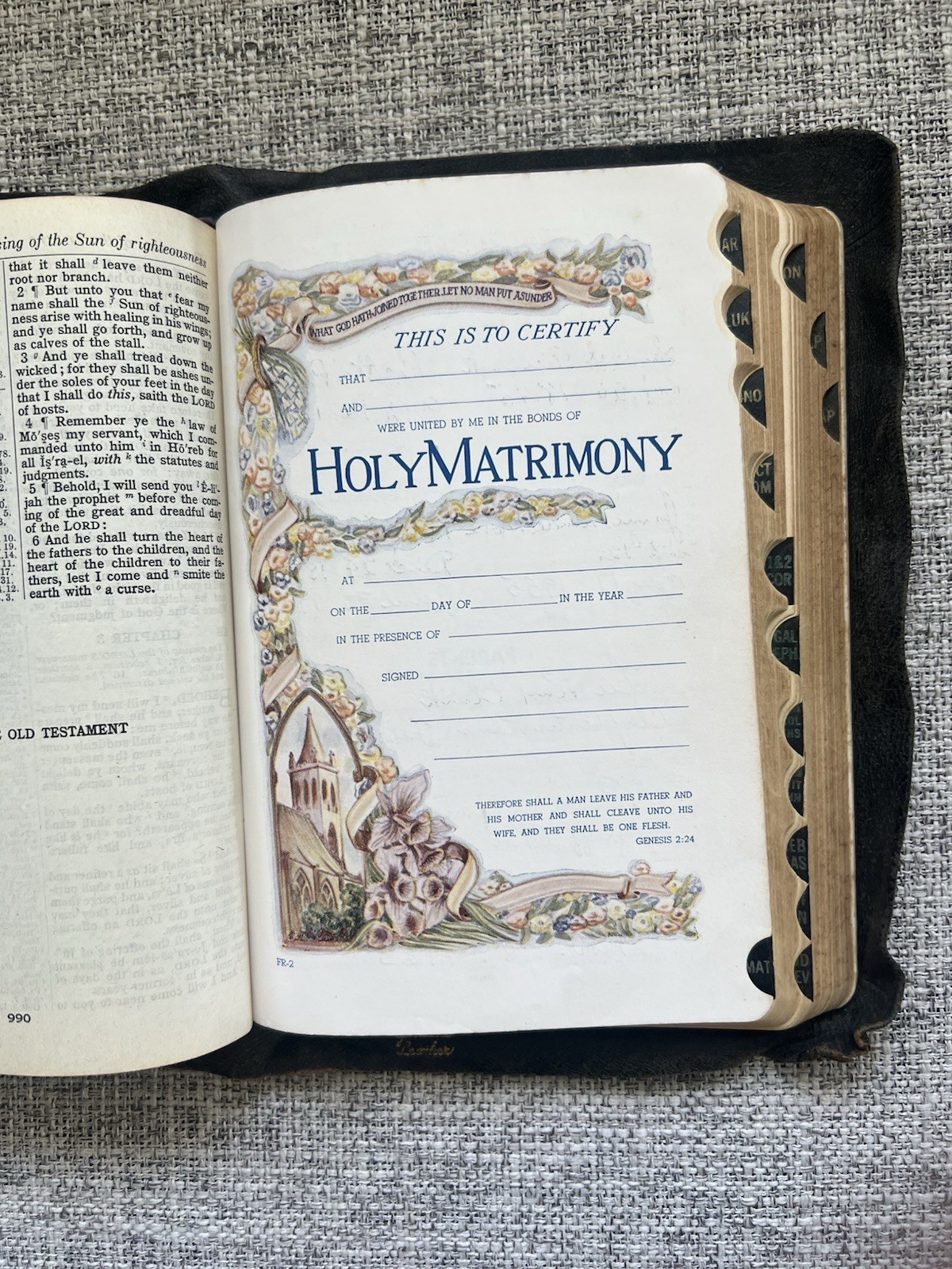 National Bible Press Holy Bible ☆ Old And New Testament Pronouncing Red Letter