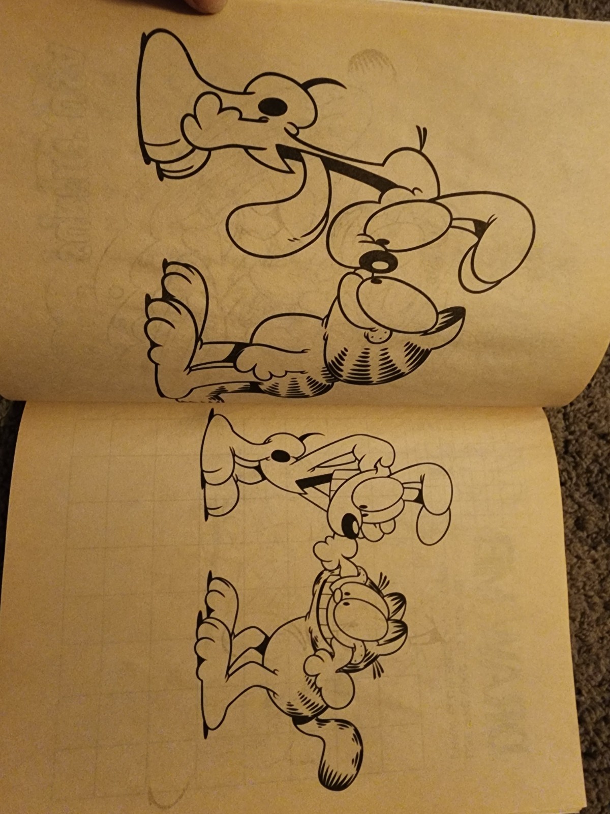 Garfield Playful Pals Jumbo Coloring & Activity Book 2003 Bendon 116 Pages VTG