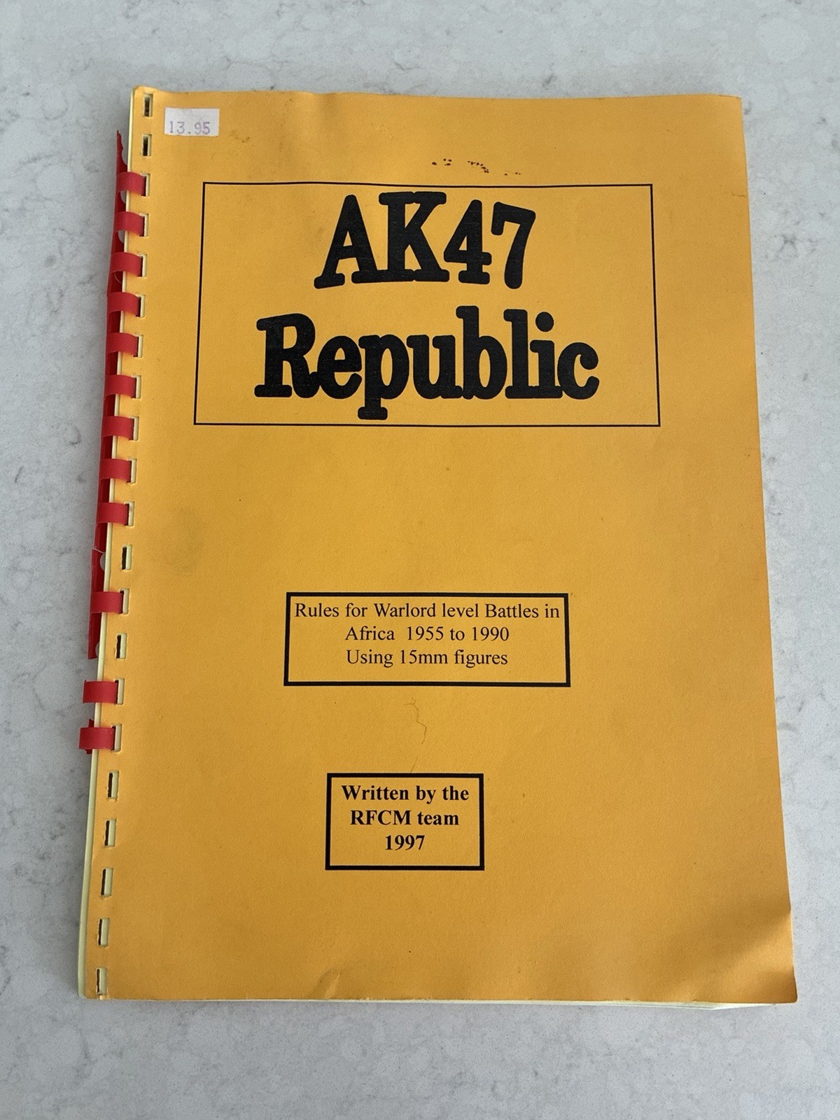 AK 47 Republic Rules for Warlord Level Battles/AK47 Supplement