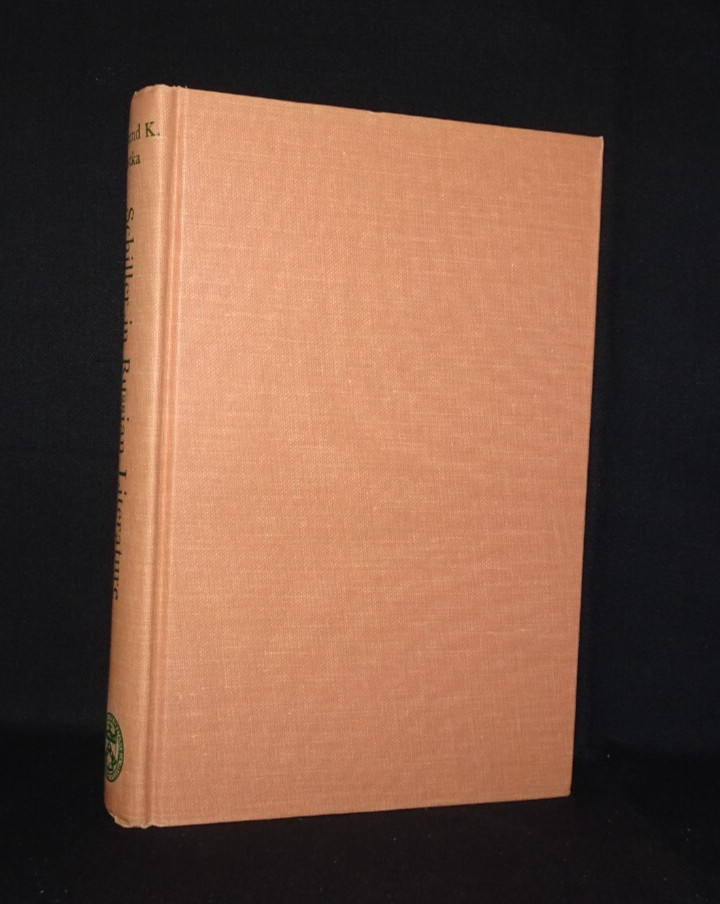 SCHILLER IN RUSSIAN LITERATURE by Edmund K. Kostka (1965, Hardcover, DJ, 1st)