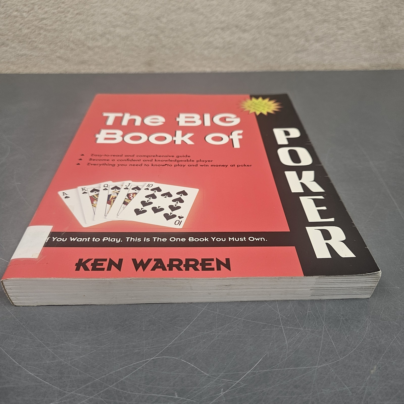 The Big Book Of Poker Ken Warren Tournaments Casino Home Games Internet Guide