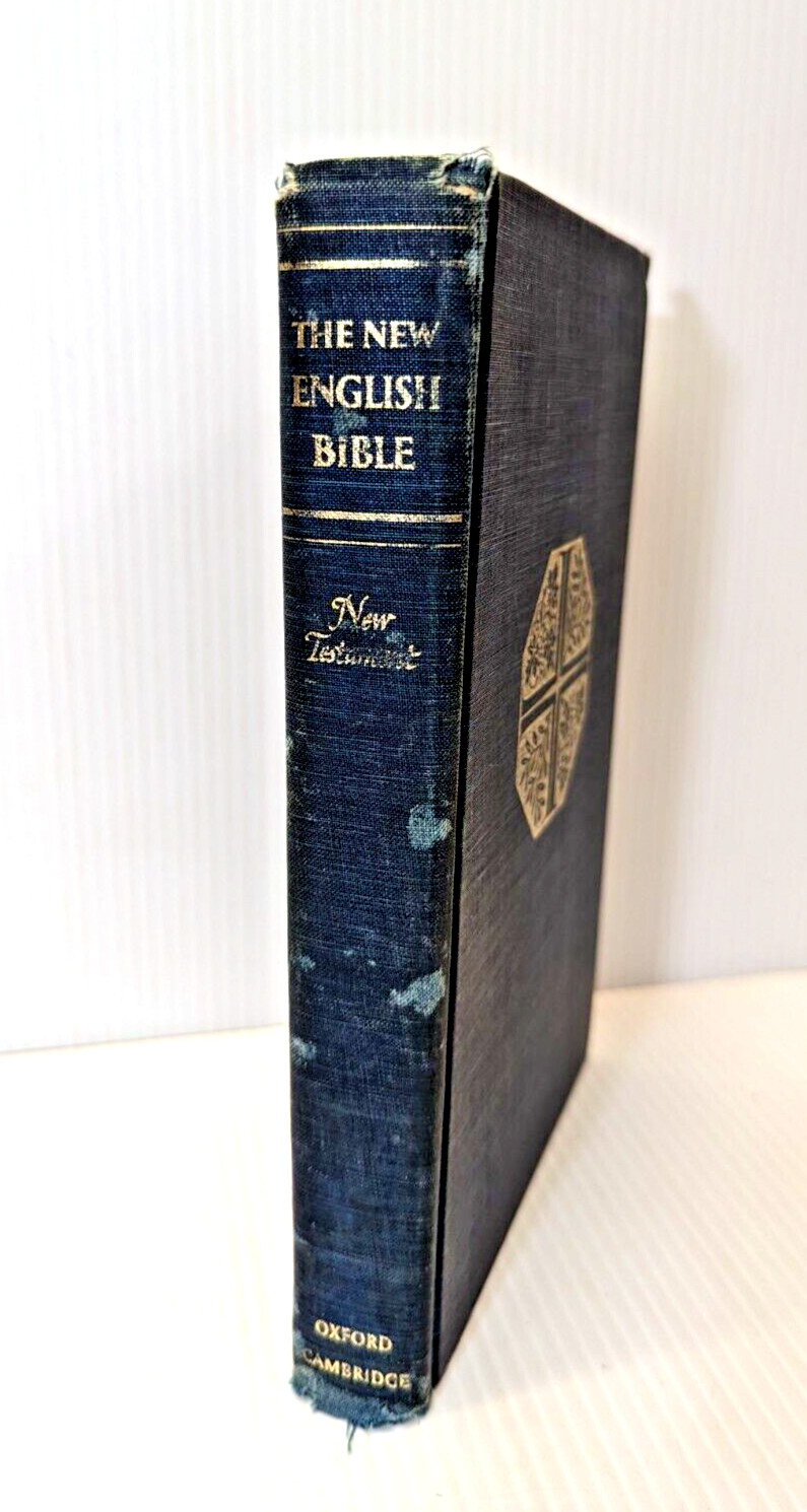 The New English Bible New Testament 1961 Oxford Press Cambridge Hardcover 6×9.25