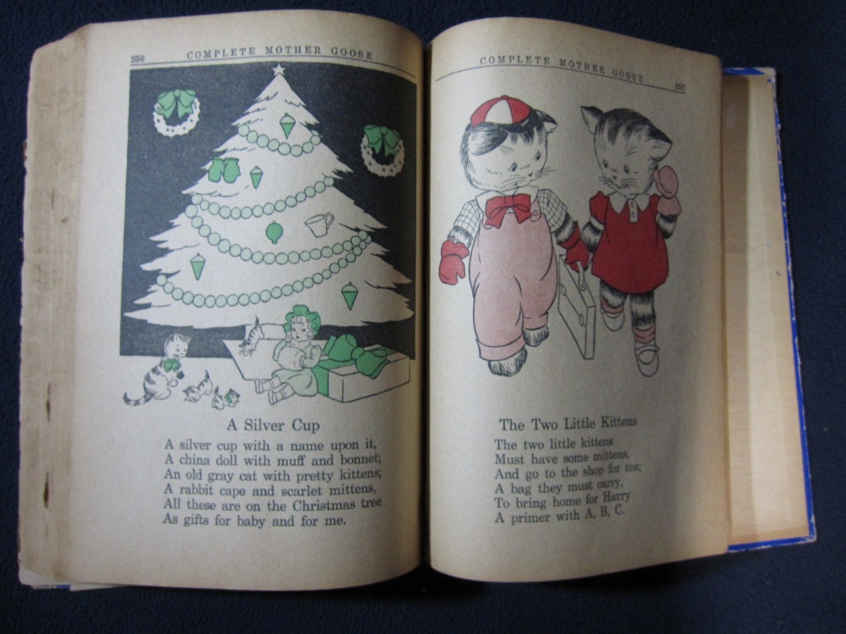 Complete Mother Goose [Hardcover] Circa 1940s Lois Maloy Artist 10 pages missing