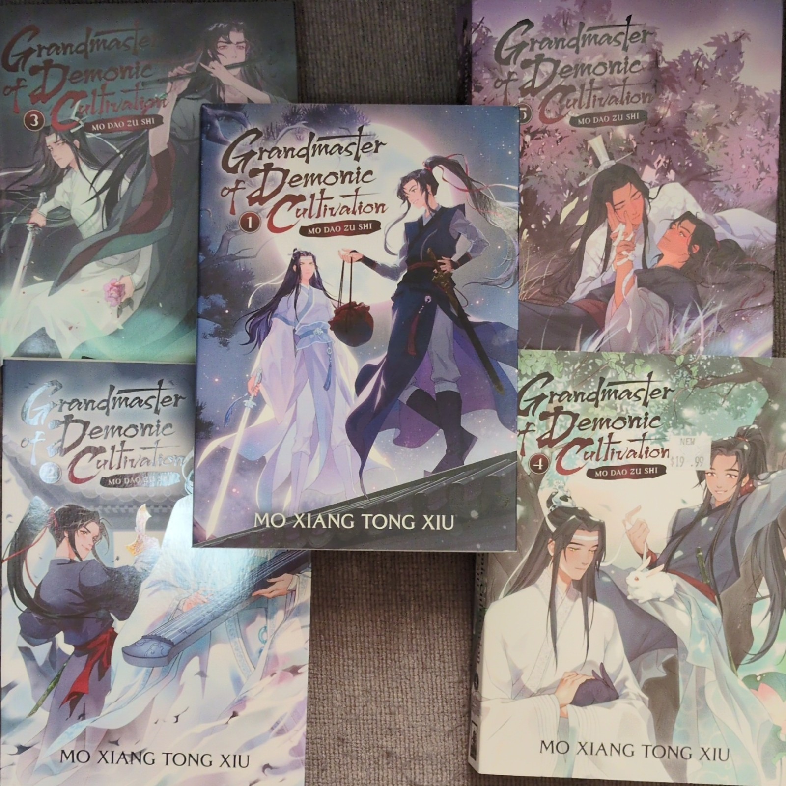 Mo Xiang Tong Xiu Grandmaster of Demonic Cultivation Mo Dao Zu Shi Vol 1-5 PB