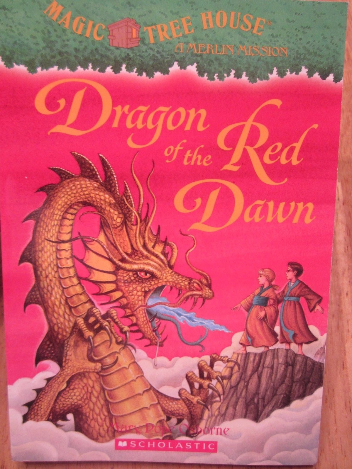 Dragon of the Red Dawn Magic Tree House A Merlin Mission #37 NEW PB Ages 8-10