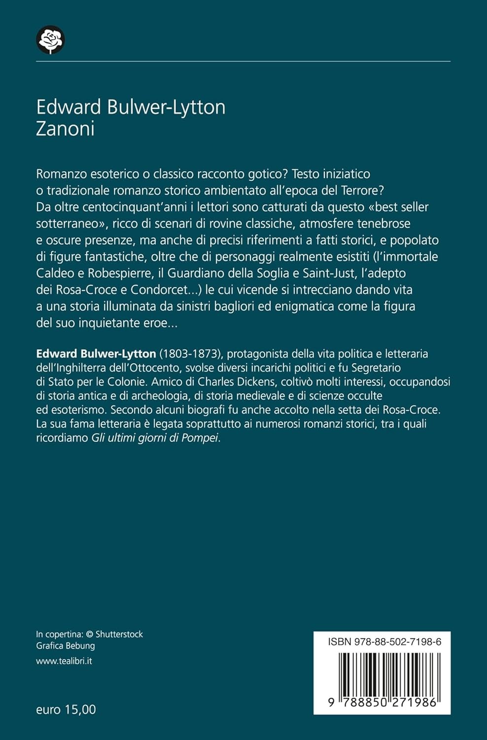 Edward Bulwer Lytton M. Merlini Zanoni (Paperback)