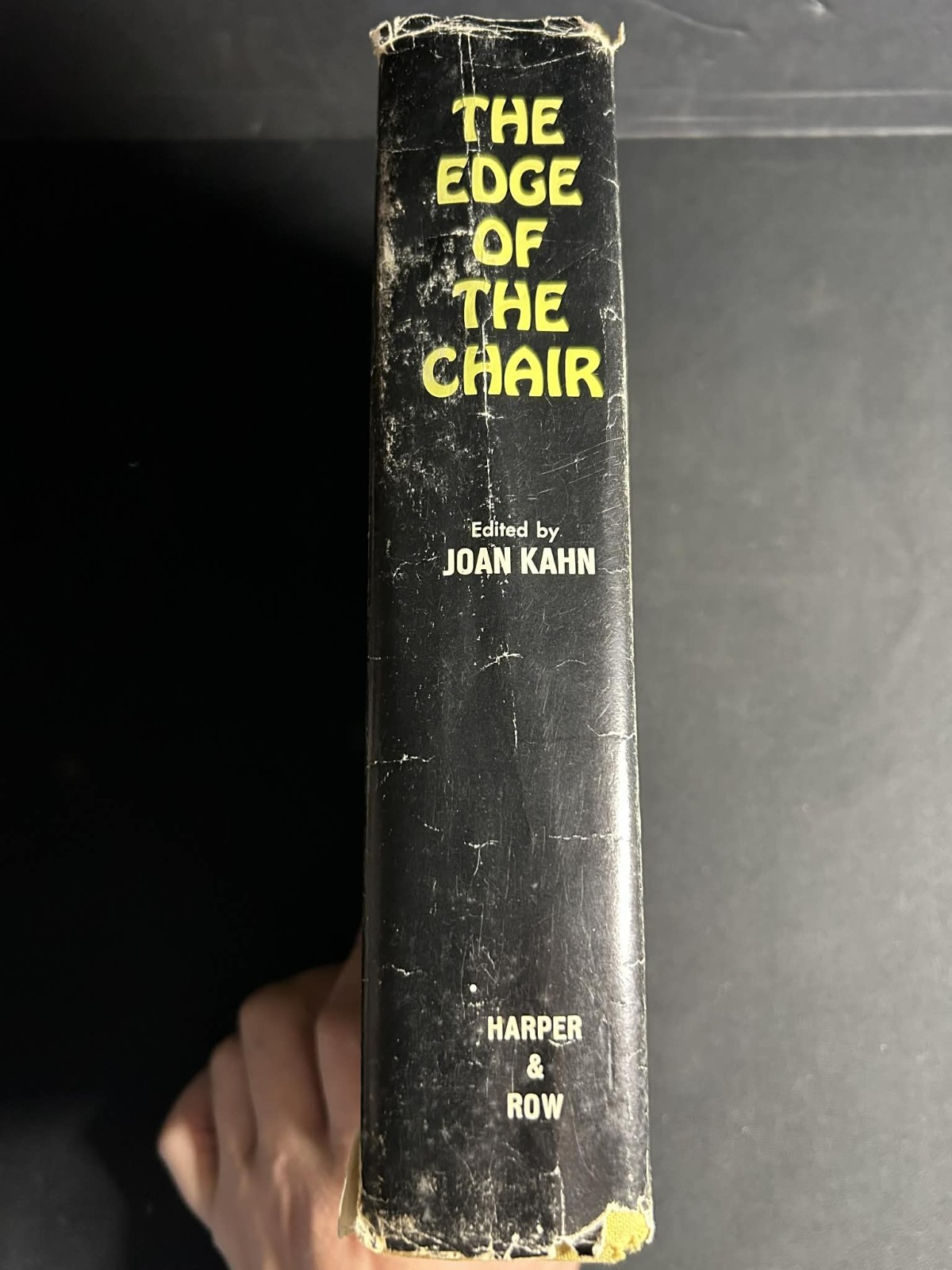 The Edge Of the Chair Joan Kahn editor Harper & Row 1st Ed HC w/DJ 1967 Suspense