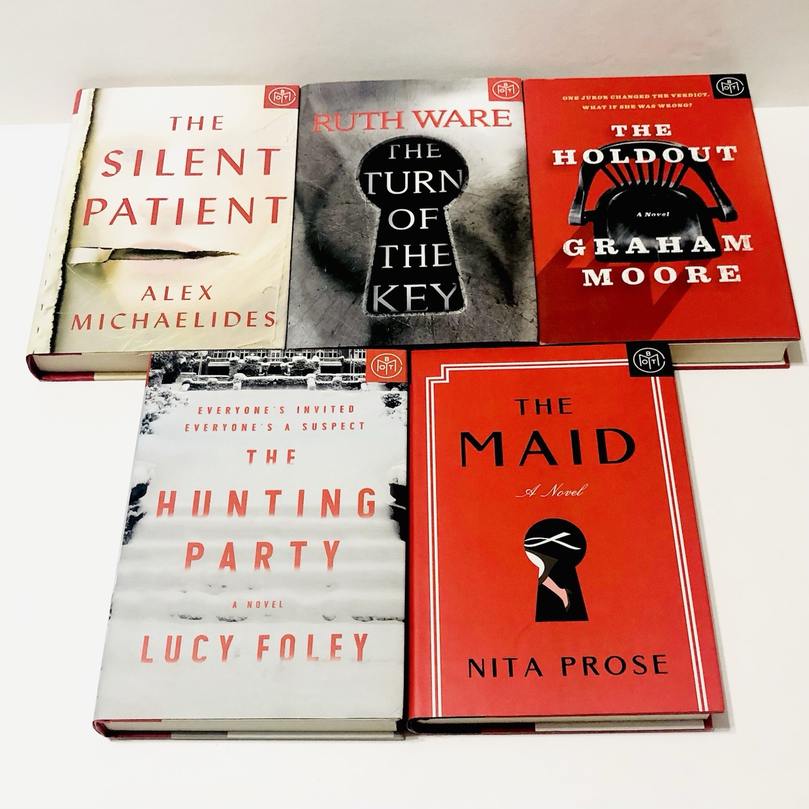 Book of the Month BOTM Hardcover Choose Your Title Fiction Thriller Bundle Lot