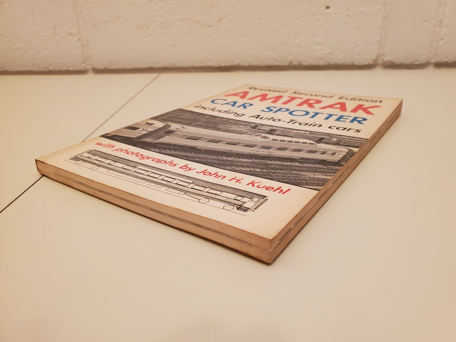 AMTRAK CAR SPOTTER 1973 VINTAGE TRAINS RAILROAD BOOK STANTON HOBBY CHICAGO 70s