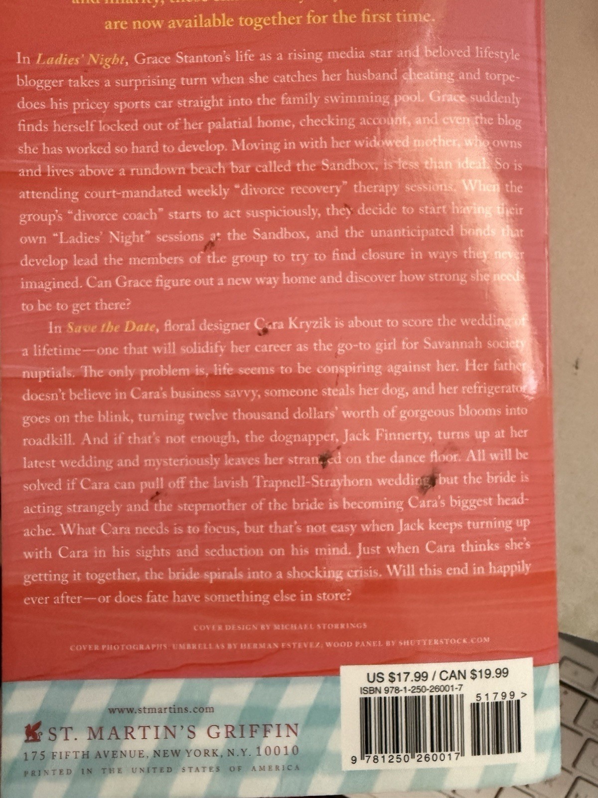 Ladies’ Night & Save the Date -TWO NOVELS IN ONE – Mary Kay Andrews – 435 Pages