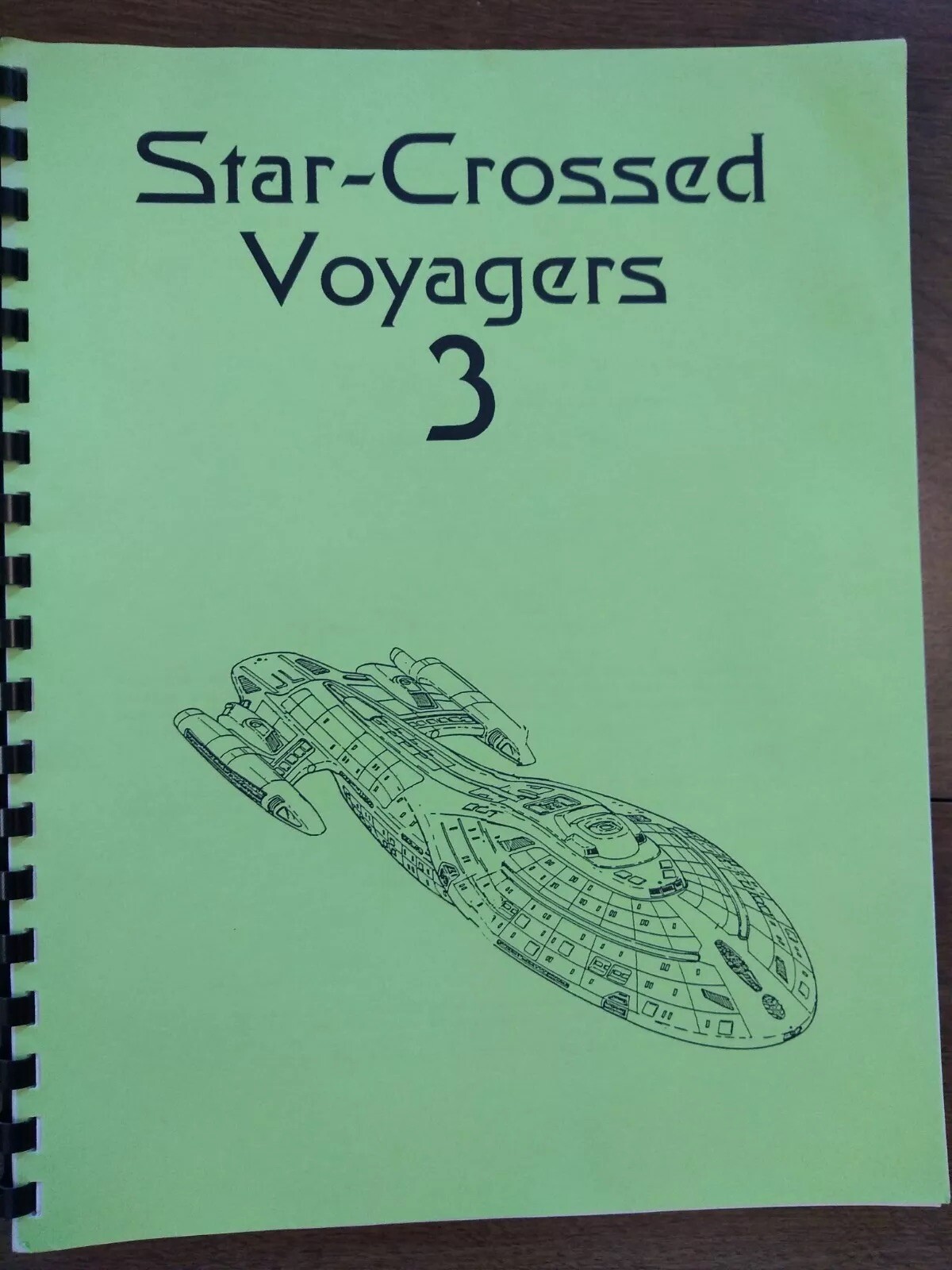 Star Crossed Voyagers 3 Star Trek Voyager Zine Fanzine 1994