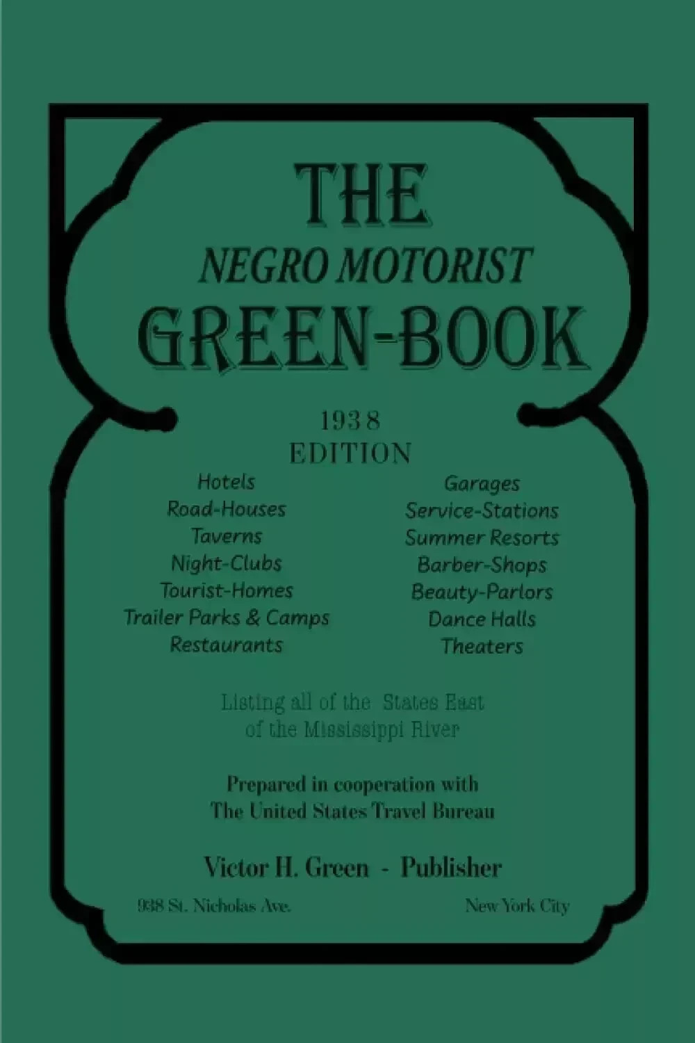 The Negro Motorist Green Book Travel Guide Original Paperback High Quality