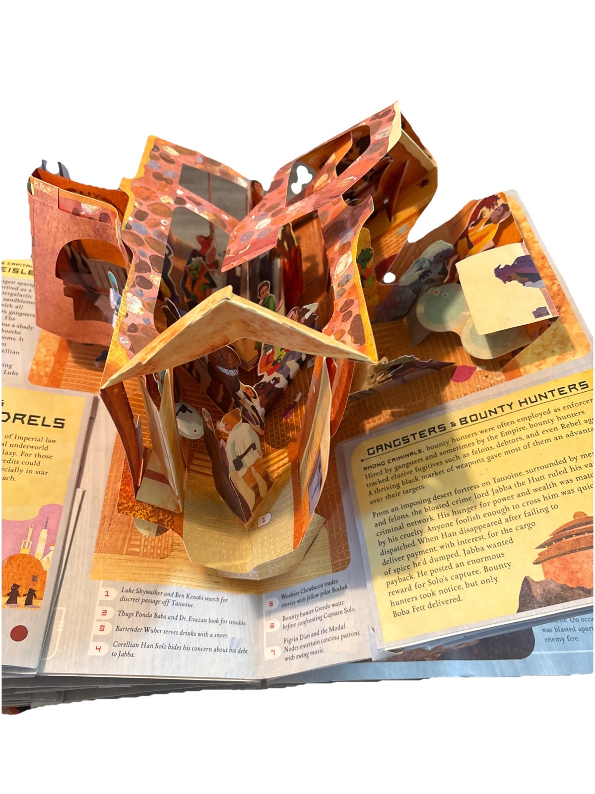 Star Wars A Pop-Up Guide to the Galaxy Matthew Reinhart Rare Very Good Pop-ups