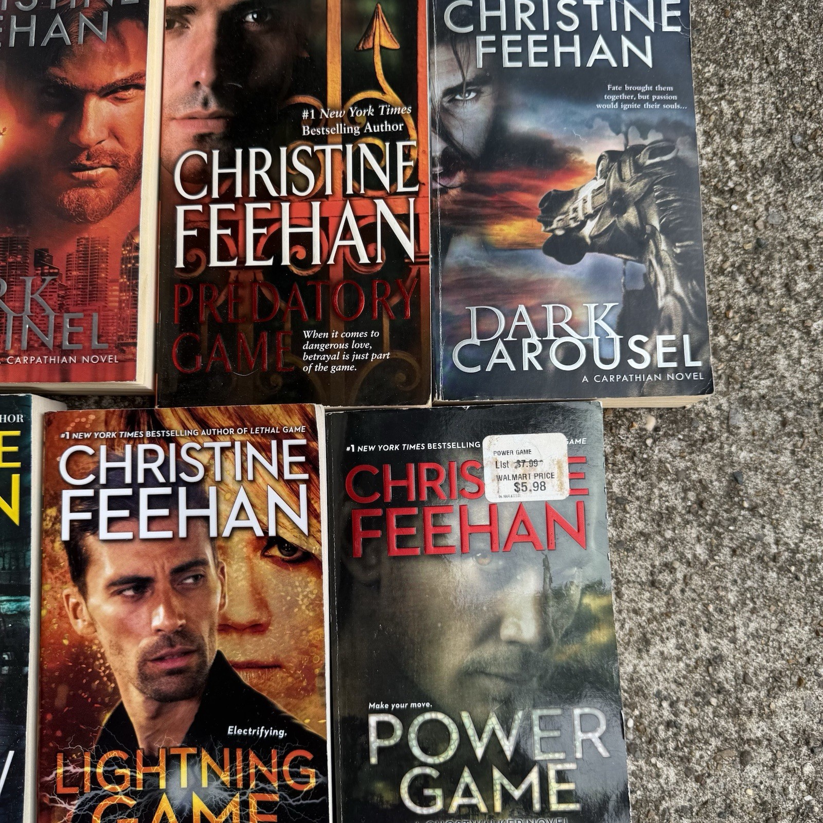 Lot of 12 Christine Feehan Paranormal Romance Fantasy Novels Paperback Books