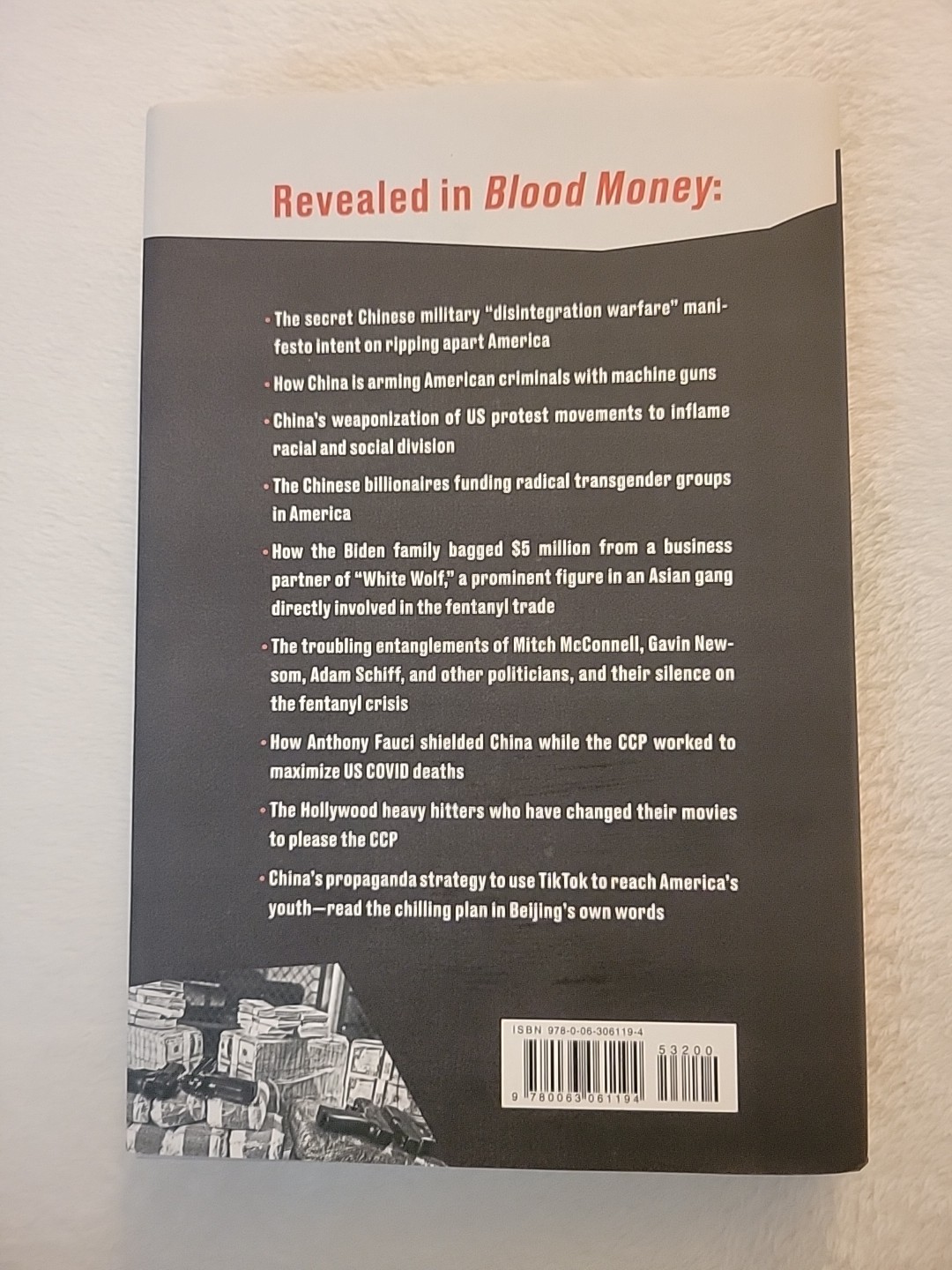Blood Money Peter Schweizer 2024 First Edition Political Thriller HarperCollins